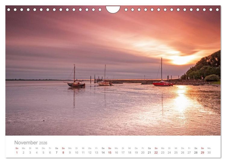 Produktbild: Lichtreise durch Schleswig-Holstein (Wandkalender 2026 DIN A4 quer), CALVENDO Monatskalender