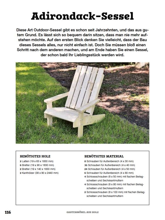 Produktbild: Gartenm&ouml;bel aus Holz