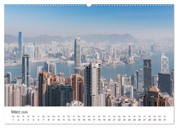 Produktbild: Hongkong - eine einzigartige Weltstadt (Wandkalender 2026 DIN A2 quer), CALVENDO Monatskalender