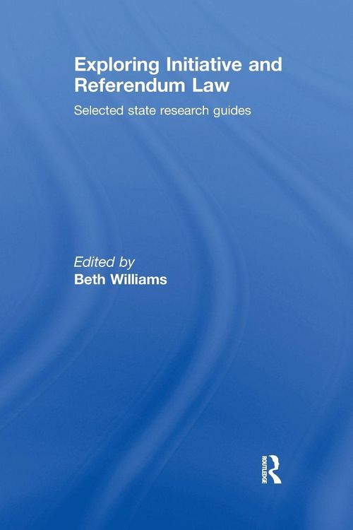Produktbild: Exploring Initiative and Referendum Law