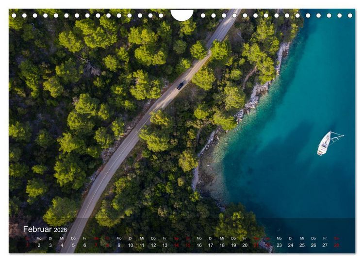 Produktbild: Segeln in Kroatien (Wandkalender 2026 DIN A4 quer), CALVENDO Monatskalender