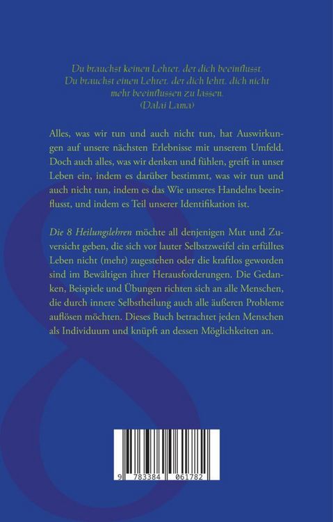 Produktbild: Die acht Heilungslehren