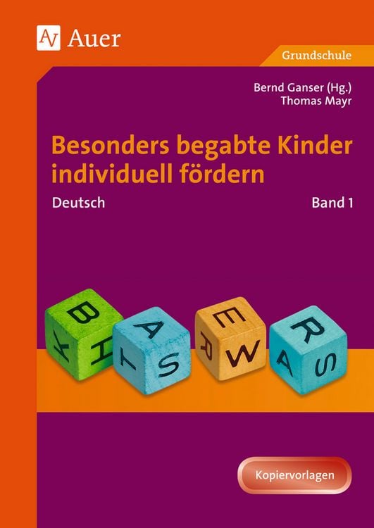 Produktbild: Begabte Kinder individuell fördern, Deutsch Band 1