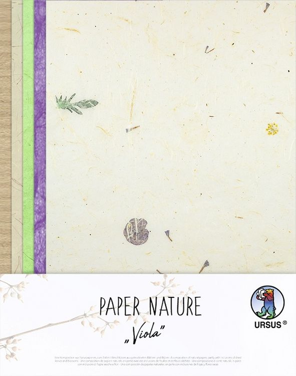 Produktbild: URSUS Spezialpapiere Paper Nature Viola, 23 x 33 cm