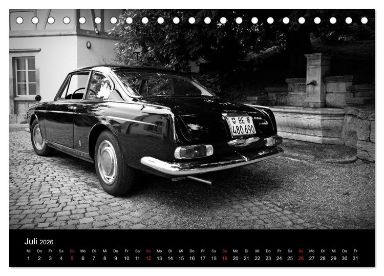 Produktbild: Lancia Flavia (Tischkalender 2026 DIN A5 quer), CALVENDO Monatskalender