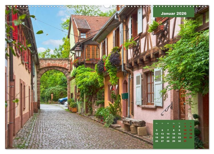 Produktbild: Kaisersberg Perle des Elsass (Wandkalender 2026 DIN A2 quer), CALVENDO Monatskalender