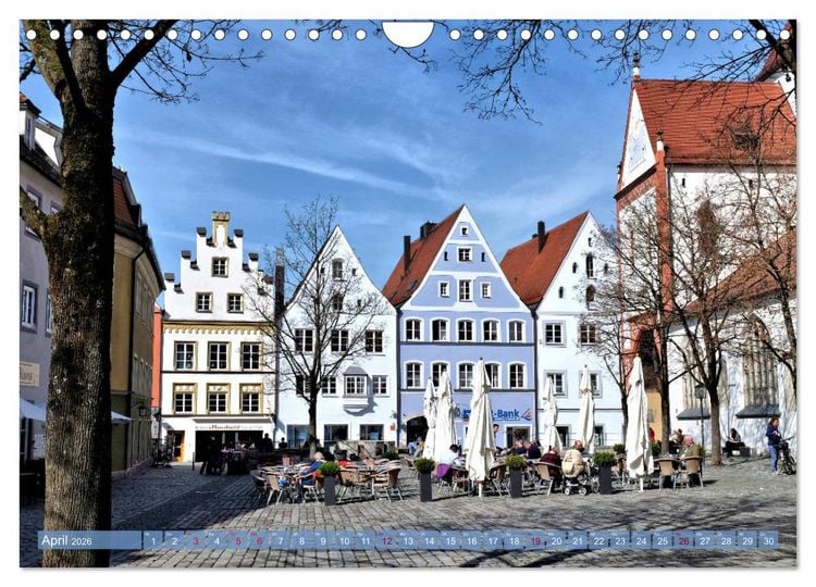 Produktbild: Landsberg am Lech - Die liebenswerte und romantische Stadt am Fluss (Wandkalender 2026 DIN A4 quer), CALVENDO Monatskalender