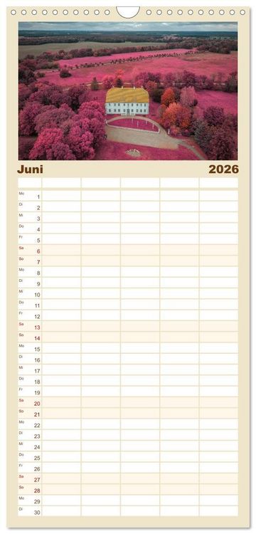 Produktbild: Familienplaner 2026 - Die Lausitz - Region im Wandel mit 5 Spalten (Wandkalender, 21 x 45 cm) CALVENDO