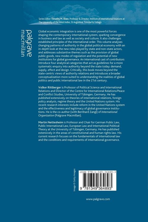Produktbild: Authority in the Global Political Economy
