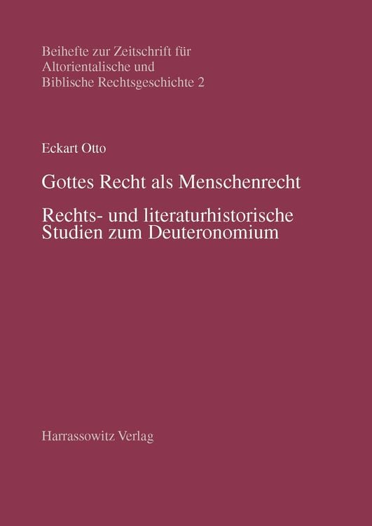 Produktbild: Gottes Recht als Menschenrecht