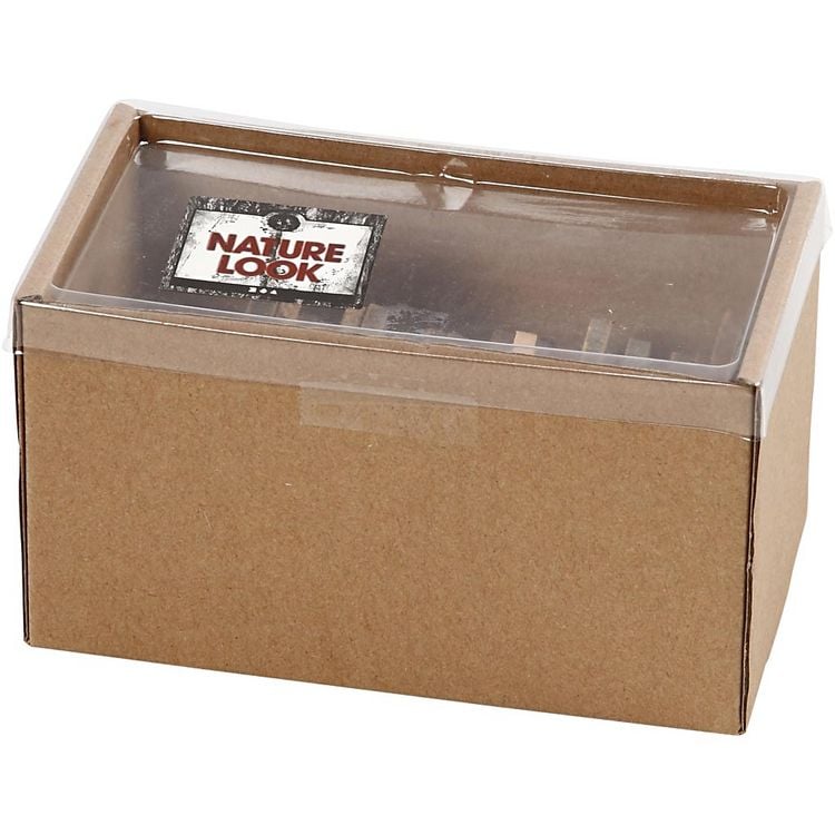 Produktbild: Creativ Company Holzscheiben mit Loch, D 40-70 mm, Lochgr&ouml;&szlig;e 4 mm, Dicke 5 mm, 25 Stk