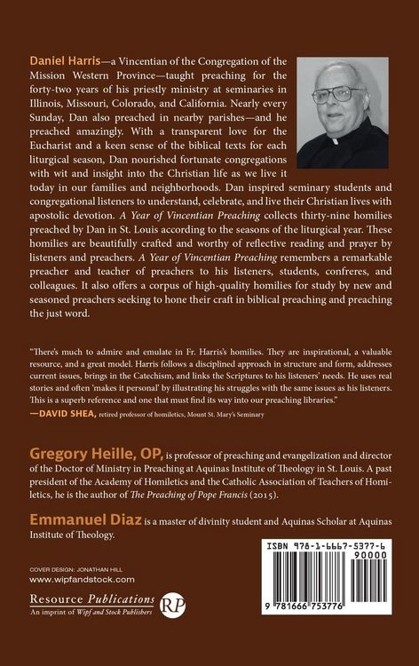 Produktbild: A Year of Vincentian Preaching by Daniel Harris, CM
