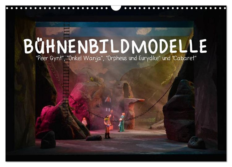 Produktbild: B&uuml;hnenbildmodelle (Wandkalender 2026 DIN A3 quer), CALVENDO Monatskalender