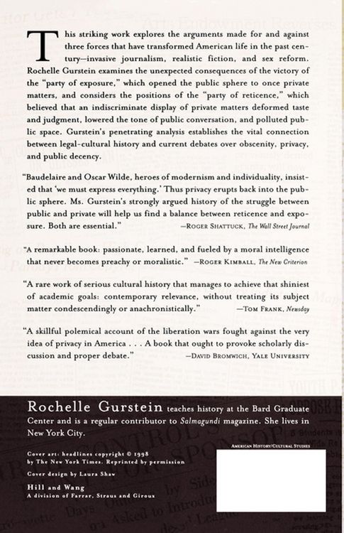 Produktbild: The Repeal of Reticence