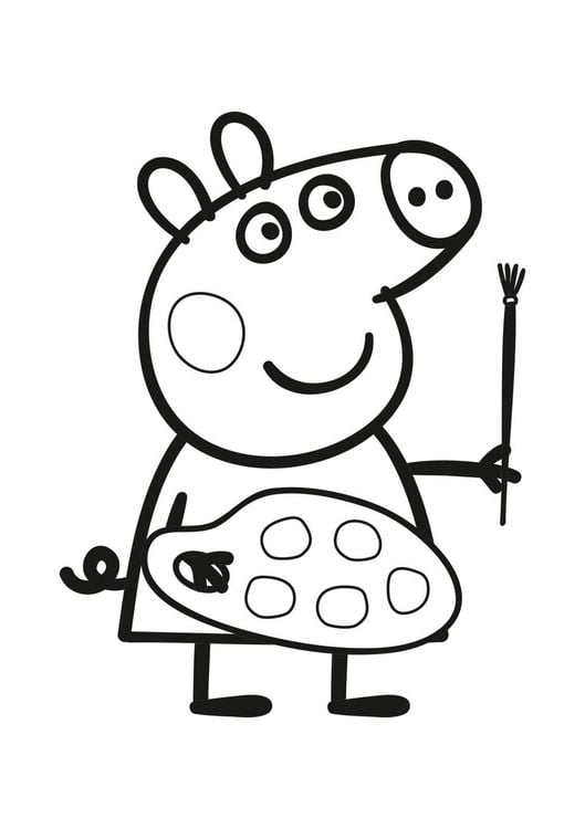 Produktbild: Peppa Wutz Ausmalbilder: Mein toller Malblock