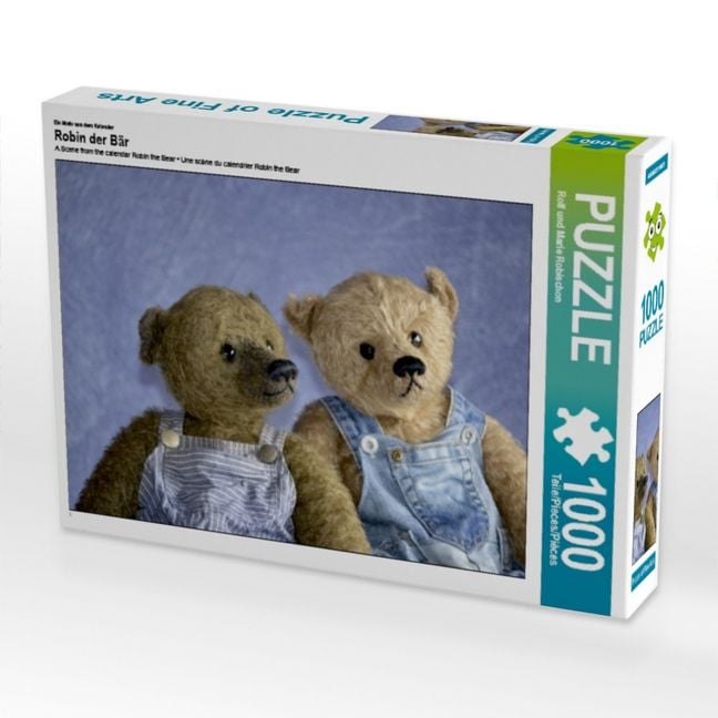 Produktbild: CALVENDO Puzzle Ein Motiv aus dem Kalender Robin der B&auml;r | 1000 Teile Lege-Gr&ouml;&szlig;e 64x48cm Foto-Puzzle f&uuml;r gl&uuml;ckliche Stunden