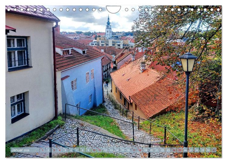 Produktbild: Trebitsch und Schloss Jarmeritz (Wandkalender 2026 DIN A4 quer), CALVENDO Monatskalender