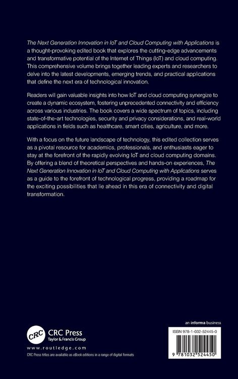 Produktbild: The Next Generation Innovation in IoT and Cloud Computing with Applications