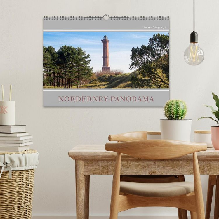 Produktbild: Norderney-Panorama (Wandkalender 2026 DIN A3 quer), CALVENDO Monatskalender