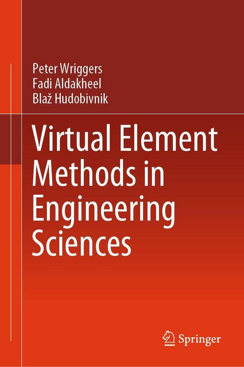 Produktbild: Virtual Element Methods in Engineering Sciences
