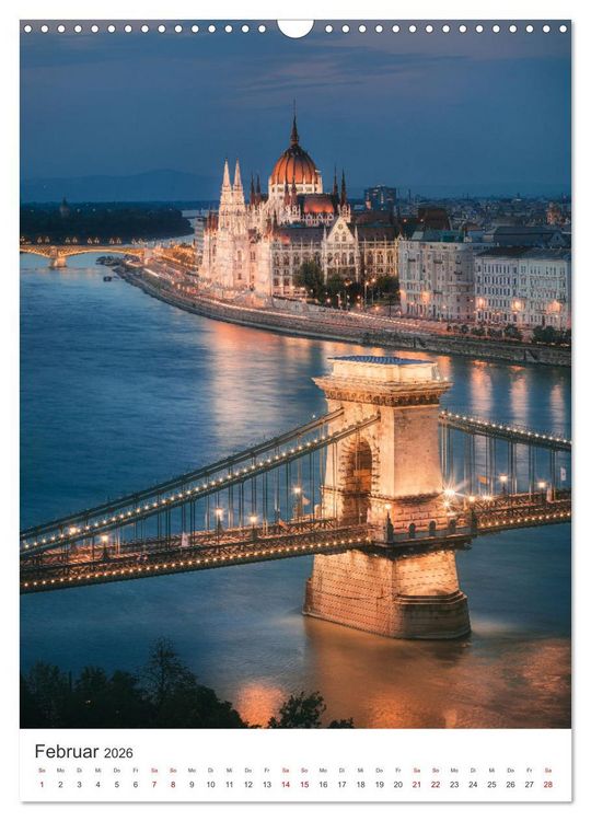 Produktbild: Auf Reisen in Europa (Wandkalender 2026 DIN A3 hoch), CALVENDO Monatskalender