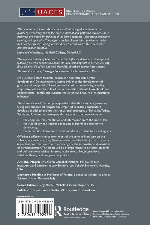 Produktbild: International Actors, Democratization and the Rule of Law