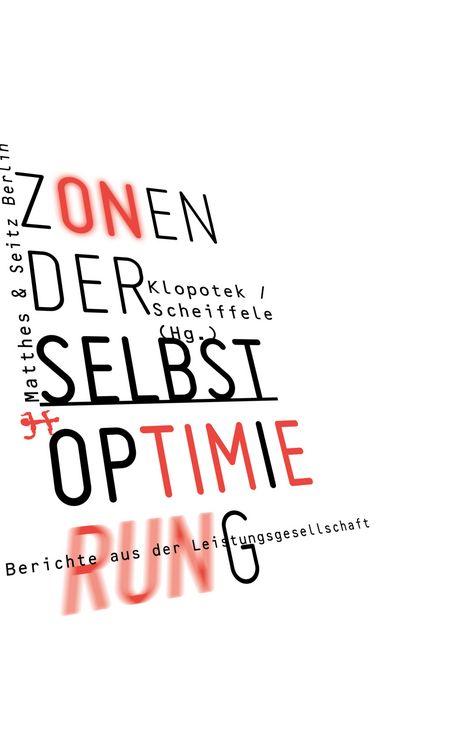 Produktbild: Zonen der Selbstoptimierung