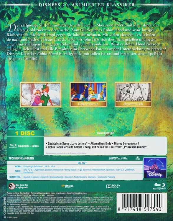 Produktbild: Robin Hood - Disney Classics