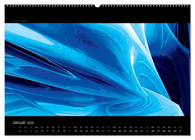 Produktbild: Abstrakte Kunst (hochwertiger Premium Wandkalender 2026 DIN A2 quer), Kunstdruck in Hochglanz