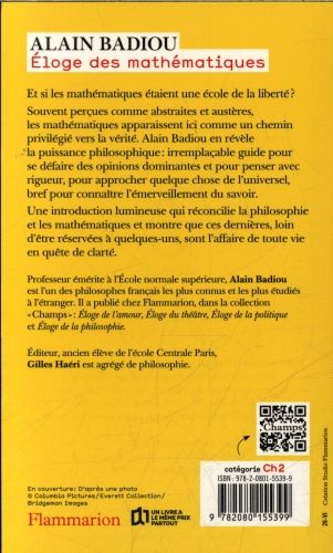 Produktbild: Eloge des math&eacute;matiques