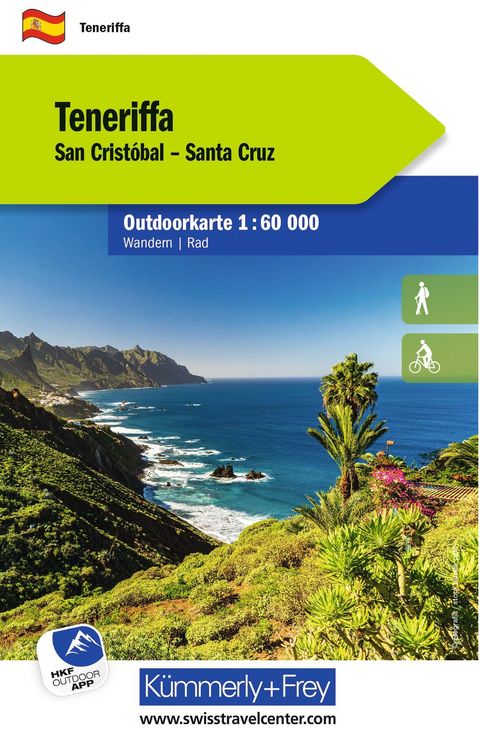 Produktbild: K&uuml;mmerly+Frey Outdoorkarte Teneriffa 1:60.000
