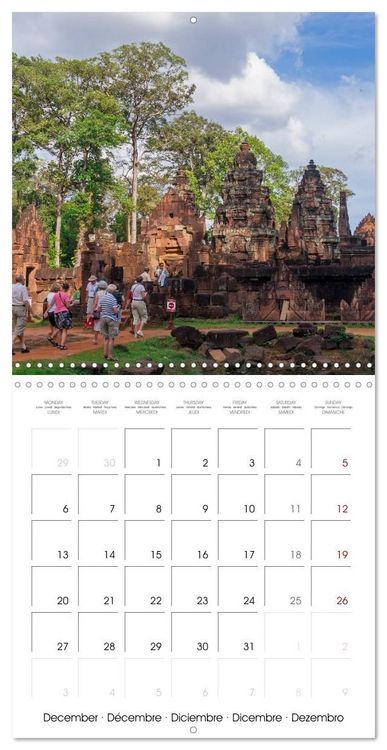Produktbild: ANGKOR, TEMPLE IN THE JUNGLE (Wall Calendar 2027 12 &times; 12 Inch) CALVENDO 12 Month Wall Calendar