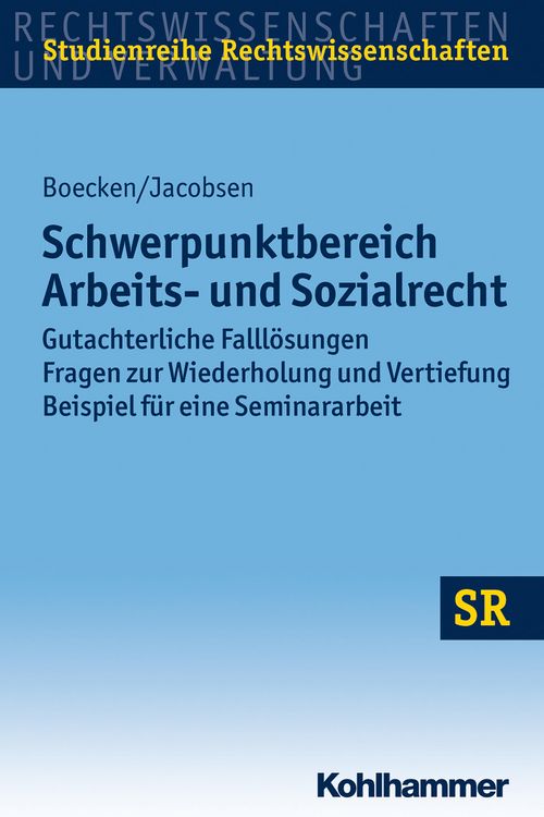 Produktbild: Schwerpunktbereich Arbeits- und Sozialrecht