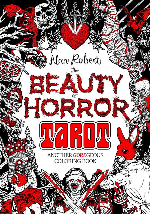 Produktbild: The Beauty of Horror: Tarot Coloring Book