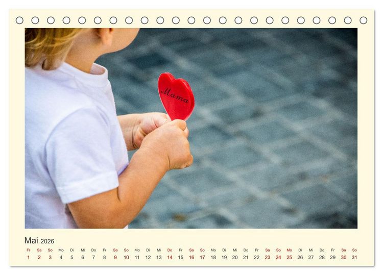 Produktbild: Das sch&ouml;nste Jahr, das Jahr der LIEBE (Tischkalender 2026 DIN A5 quer), CALVENDO Monatskalender