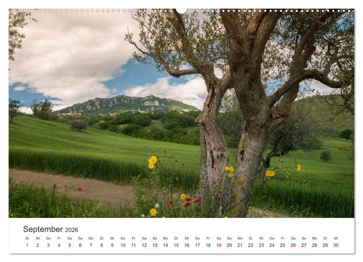 Produktbild: San Marino Die &auml;lteste Republik der Welt (Wandkalender 2026 DIN A2 quer), CALVENDO Monatskalender