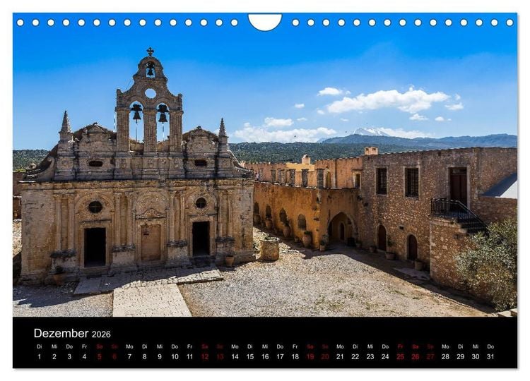 Produktbild: Reiseziele in Griechenland (Wandkalender 2026 DIN A4 quer), CALVENDO Monatskalender
