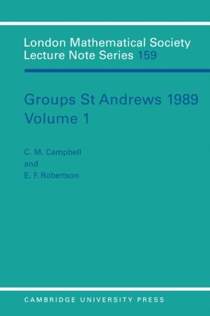 Produktbild: Groups St Andrews 1989: Volume 1