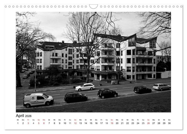 Produktbild: Bochum Black and White (Wandkalender 2026 DIN A3 quer), CALVENDO Monatskalender