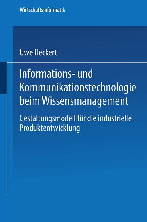 Produktbild: Informations- und Kommunikationstechnologie beim Wissensmanagement