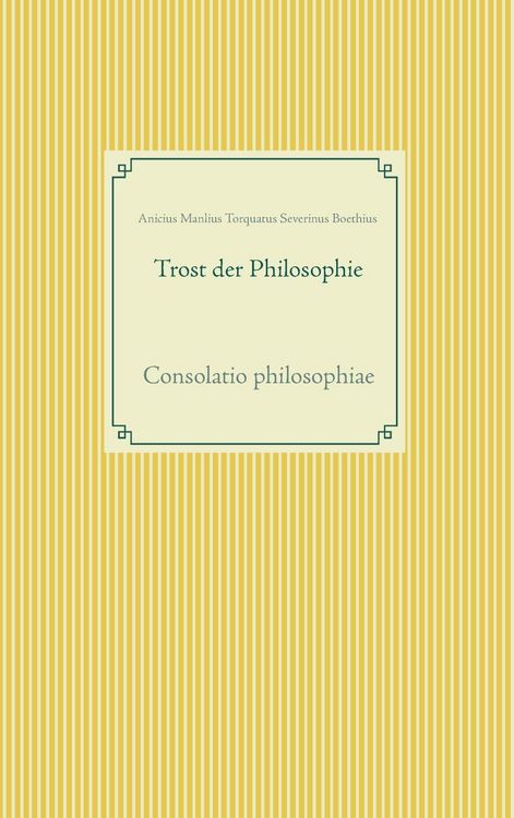 Produktbild: Trost der Philosophie
