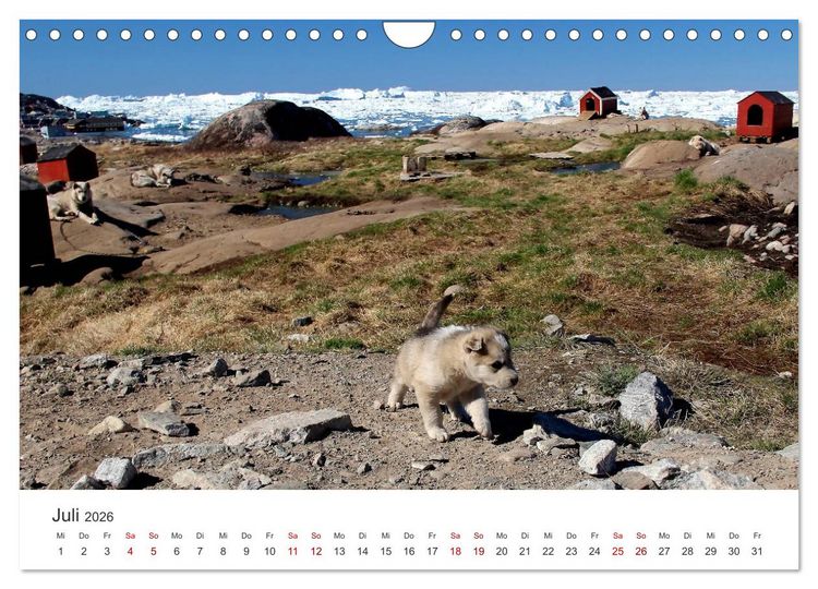 Produktbild: Gr&ouml;nland Bizarre Eiswelt um Ilulissat (Wandkalender 2026 DIN A4 quer), CALVENDO Monatskalender