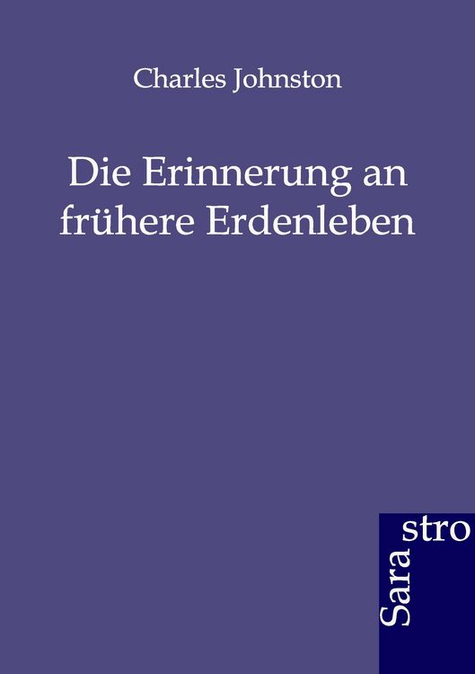 Produktbild: Die Erinnerung an fr&uuml;here Erdenleben