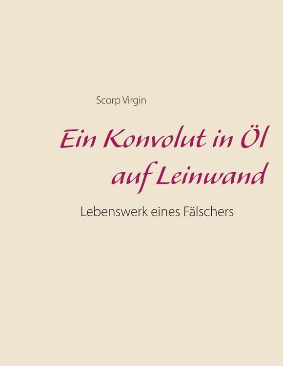Produktbild: Ein Konvolut in &Ouml;l auf Leinwand