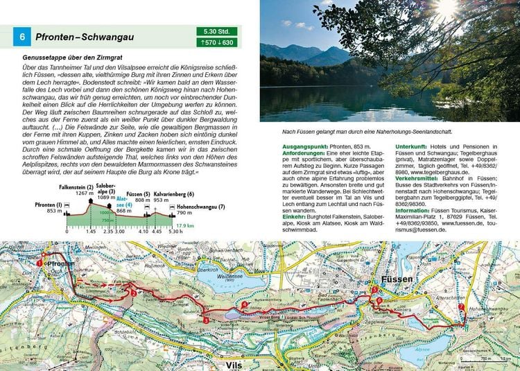 Produktbild: ROTHER Wanderf&uuml;hrer Maximiliansweg