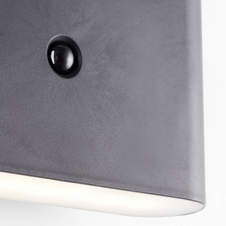 Produktbild: Brilliant Xino G80605/06 LED-Au&szlig;enwandleuchte mit Bewegungsmelder LED LED fest eingebaut 34 W Schwarz
