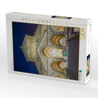 Produktbild: CALVENDO Puzzle Dom von Amalfi bei Nacht | 1000 Teile Lege-Gr&ouml;&szlig;e 64x48cm Foto-Puzzle f&uuml;r gl&uuml;ckliche Stunden