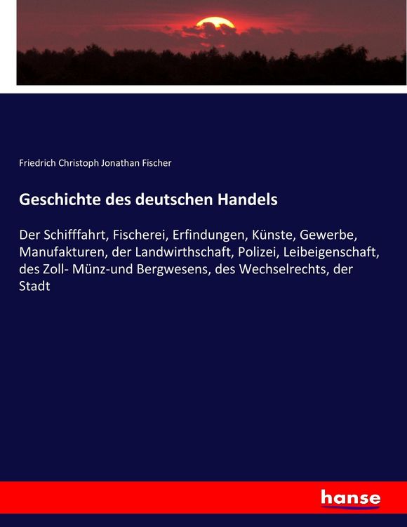 Produktbild: Geschichte des deutschen Handels