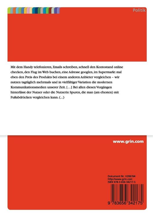 Produktbild: Innere Sicherheit im Kontext moderner Kommunikationsmedien