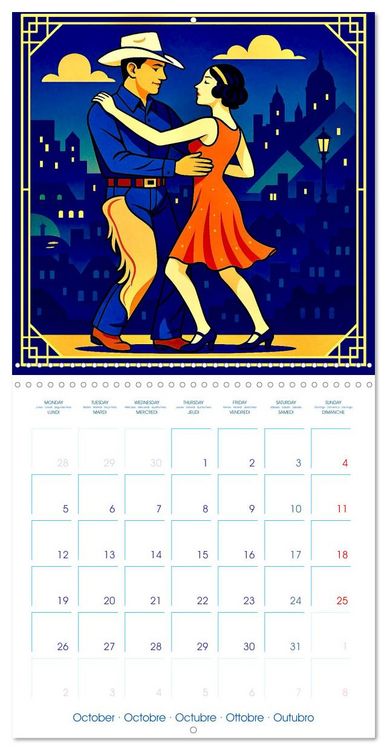 Produktbild: George Gershwin (Wall Calendar 2026 12 &times; 12 Inch) CALVENDO 12 Month Wall Calendar